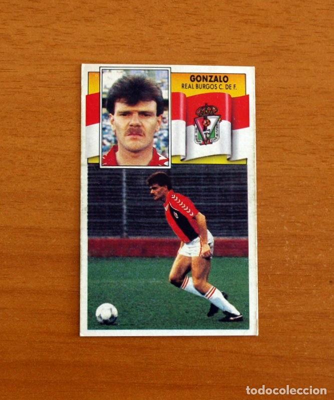 Cromos de F&uacute;tbol: Real Burgos - Gonzalo - Ediciones Este Liga 1990-1991, 90-91 - Nunca Pegado