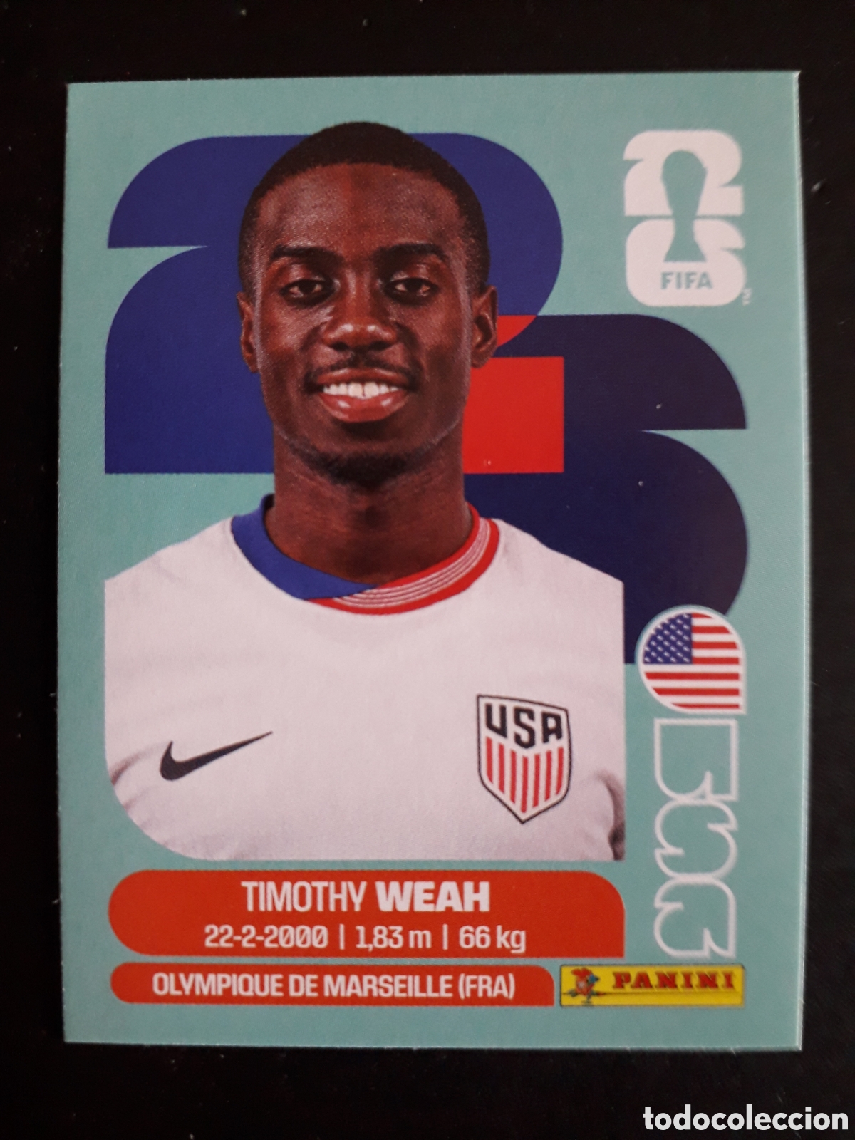 Cromos de Futebol: WEAH ESTADOS UNIDOS USA 12 MUNDIAL F&Uacute;TBOL 2026 FIFA WORLD CUP PANINI SIN PEGAR PEDIDO M&Iacute;NIMO 3&euro;