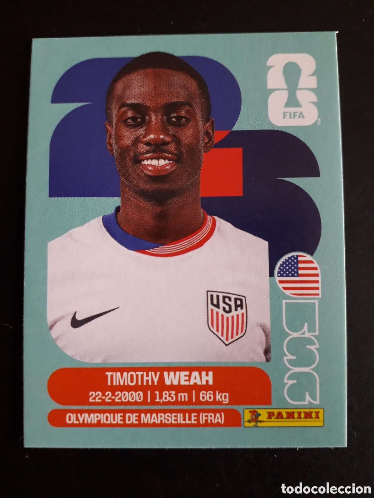 Cromos de Futebol: WEAH ESTADOS UNIDOS USA 12 MUNDIAL F&Uacute;TBOL 2026 FIFA WORLD CUP PANINI SIN PEGAR PEDIDO M&Iacute;NIMO 3&euro;
