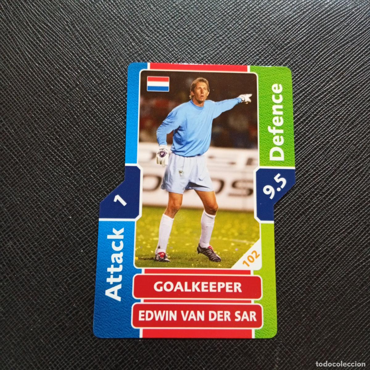 Fu&szlig;ball-Sticker: 102 VAN DER SAR HOLANDA TOPPS MATCH ATTAX MUNDIAL 2006 ALEMANIA CROMO FUTBOL 06 - A55 PG46