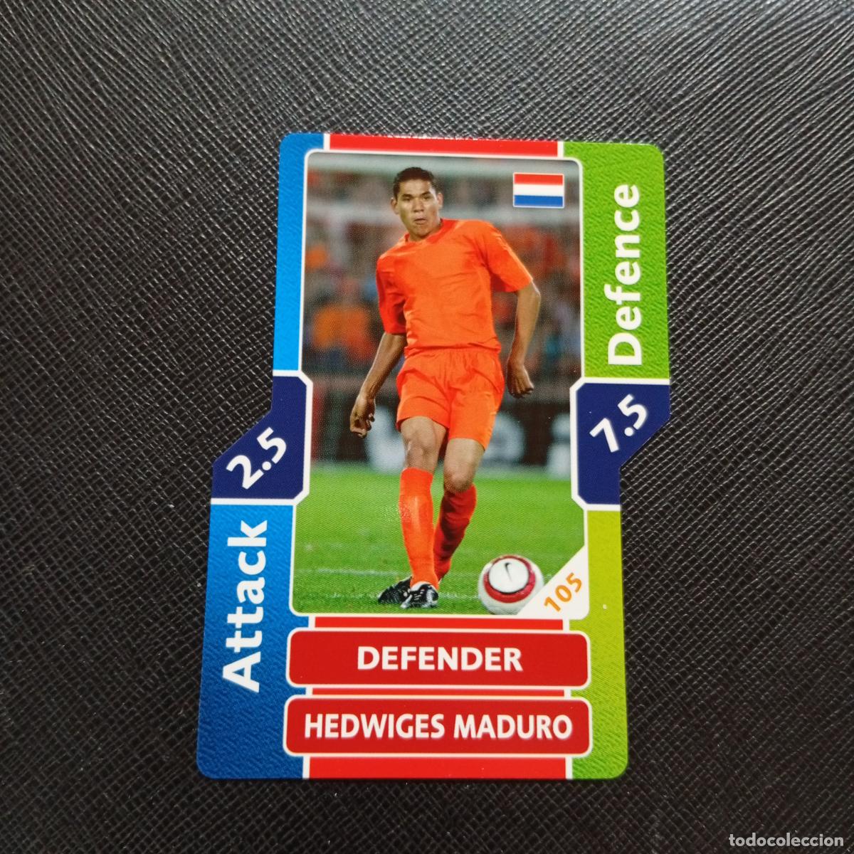 Fu&szlig;ball-Sticker: 105 MADURO HOLANDA TOPPS MATCH ATTAX MUNDIAL 2006 ALEMANIA CROMO FUTBOL 06 - A55 PG46