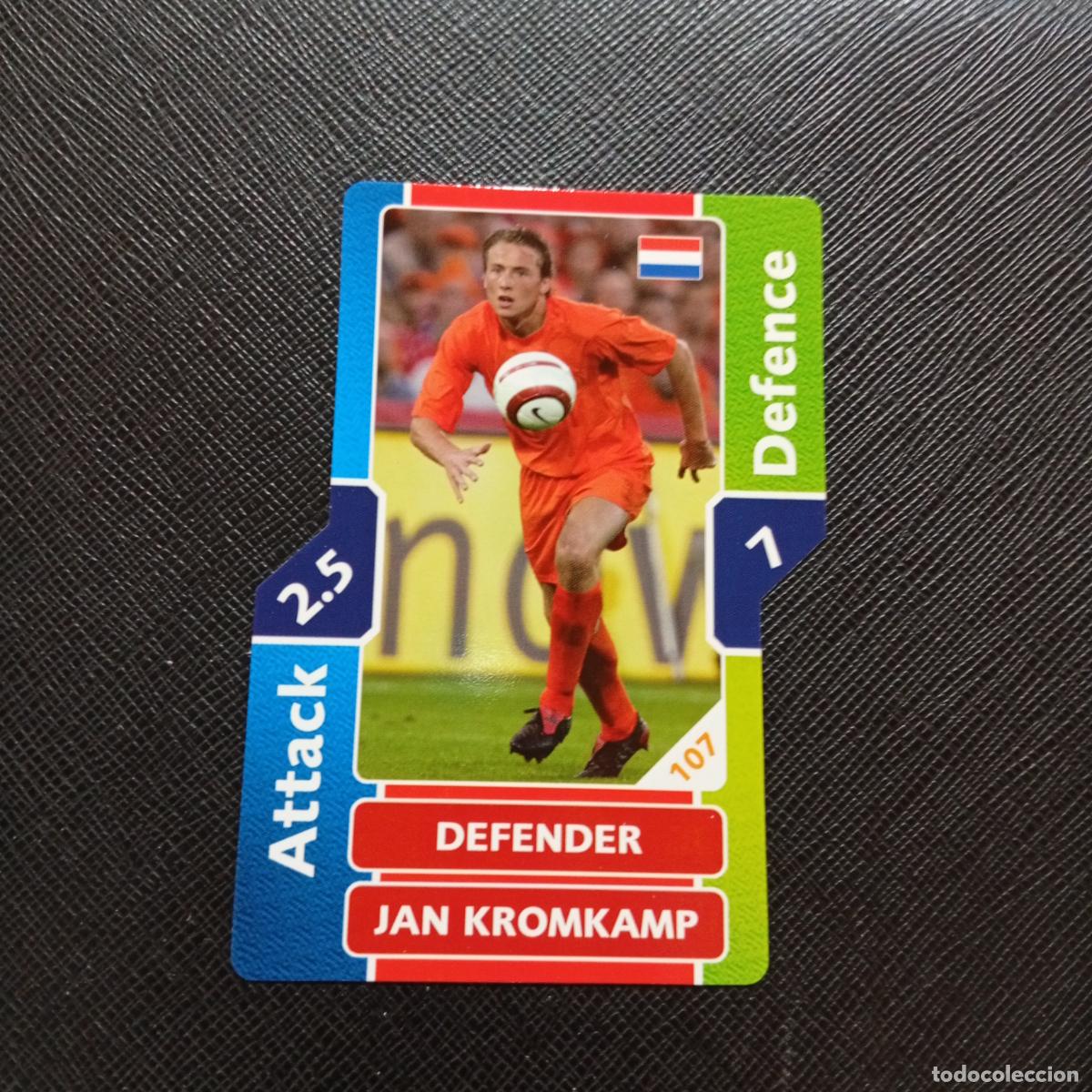 Fu&szlig;ball-Sticker: 107 JAN KROMKAMP HOLANDA TOPPS MATCH ATTAX MUNDIAL 2006 ALEMANIA CROMO FUTBOL 06 - A55 PG64