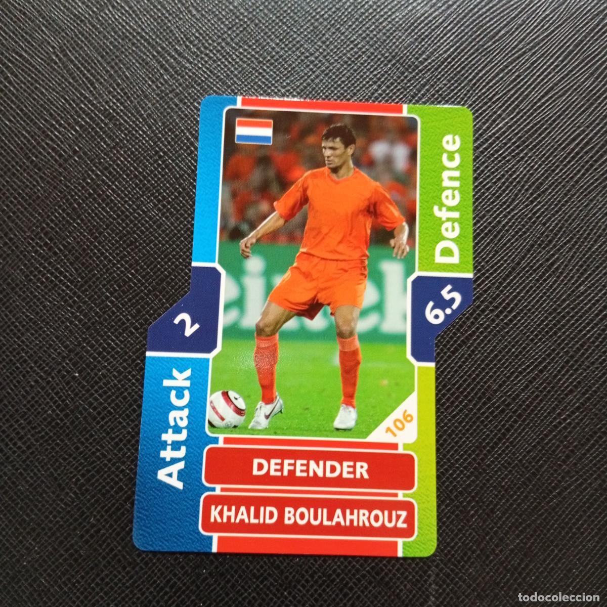 Fu&szlig;ball-Sticker: 106 BOULAHROUZ HOLANDA TOPPS MATCH ATTAX MUNDIAL 2006 ALEMANIA CROMO FUTBOL 06 - A55 PG91