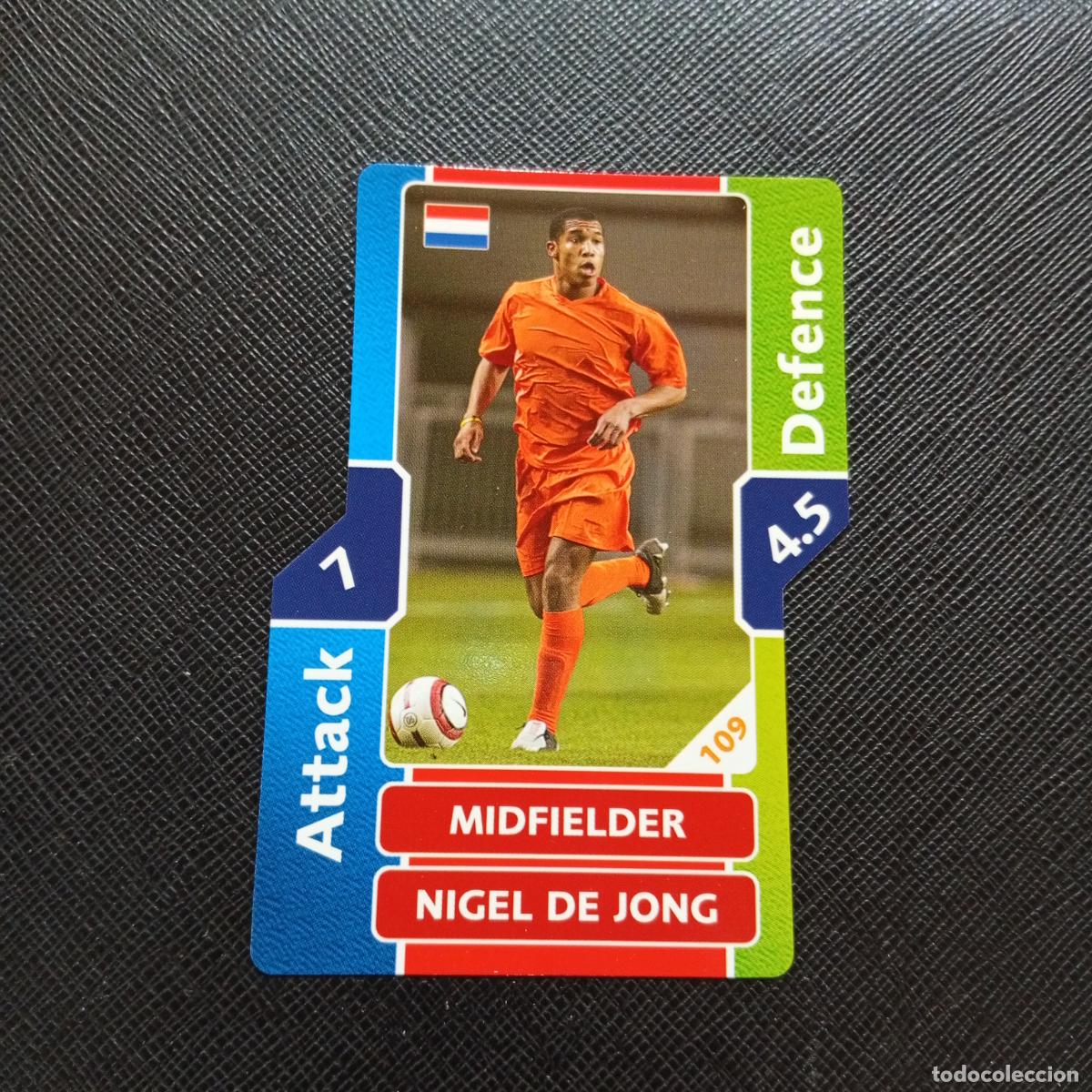 Fu&szlig;ball-Sticker: 109 DE JONG HOLANDA TOPPS MATCH ATTAX MUNDIAL 2006 ALEMANIA CROMO FUTBOL 06 - A55 PG100