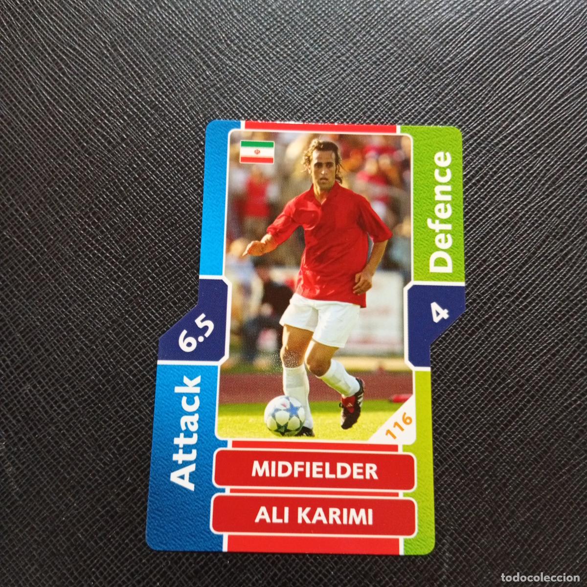 Cromos de F&uacute;tbol: 116 ALI KARIMI IRAN TOPPS MATCH ATTAX MUNDIAL 2006 ALEMANIA CROMO FUTBOL 06 - A55 PG226
