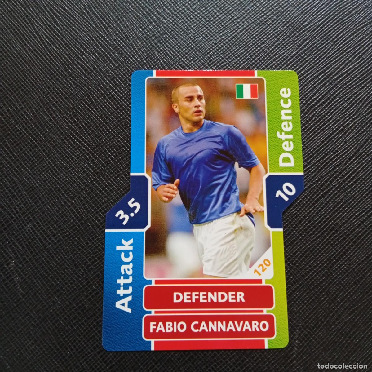Cromos de F&uacute;tbol: 120 CANNAVARO ITALIA TOPPS MATCH ATTAX MUNDIAL 2006 ALEMANIA CROMO FUTBOL 06 - A55 PG253