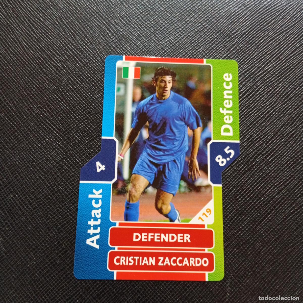 Cromos de F&uacute;tbol: 119 CRISTIAN ZACCARDO ITALIA TOPPS MATCH ATTAX MUNDIAL 2006 ALEMANIA CROMO FUTBOL 06 - A55 PG253