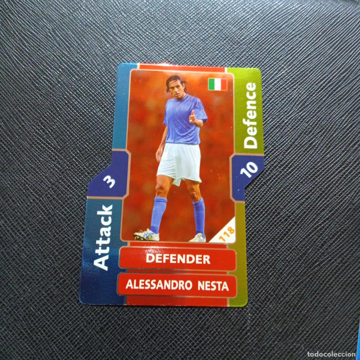 Cromos de F&uacute;tbol: 118 NESTA ITALIA TOPPS MATCH ATTAX MUNDIAL 2006 ALEMANIA CROMO FUTBOL 06 - A55 PG271