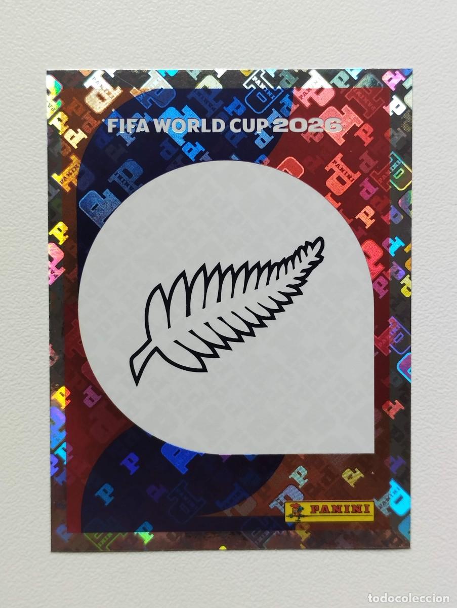 Football Stickers: CROMO STICKER WORLD CUP 2026 MUNDIAL 26 PANINI NUEVA ZELANDA NZL1 NZL 1 ESCUDO