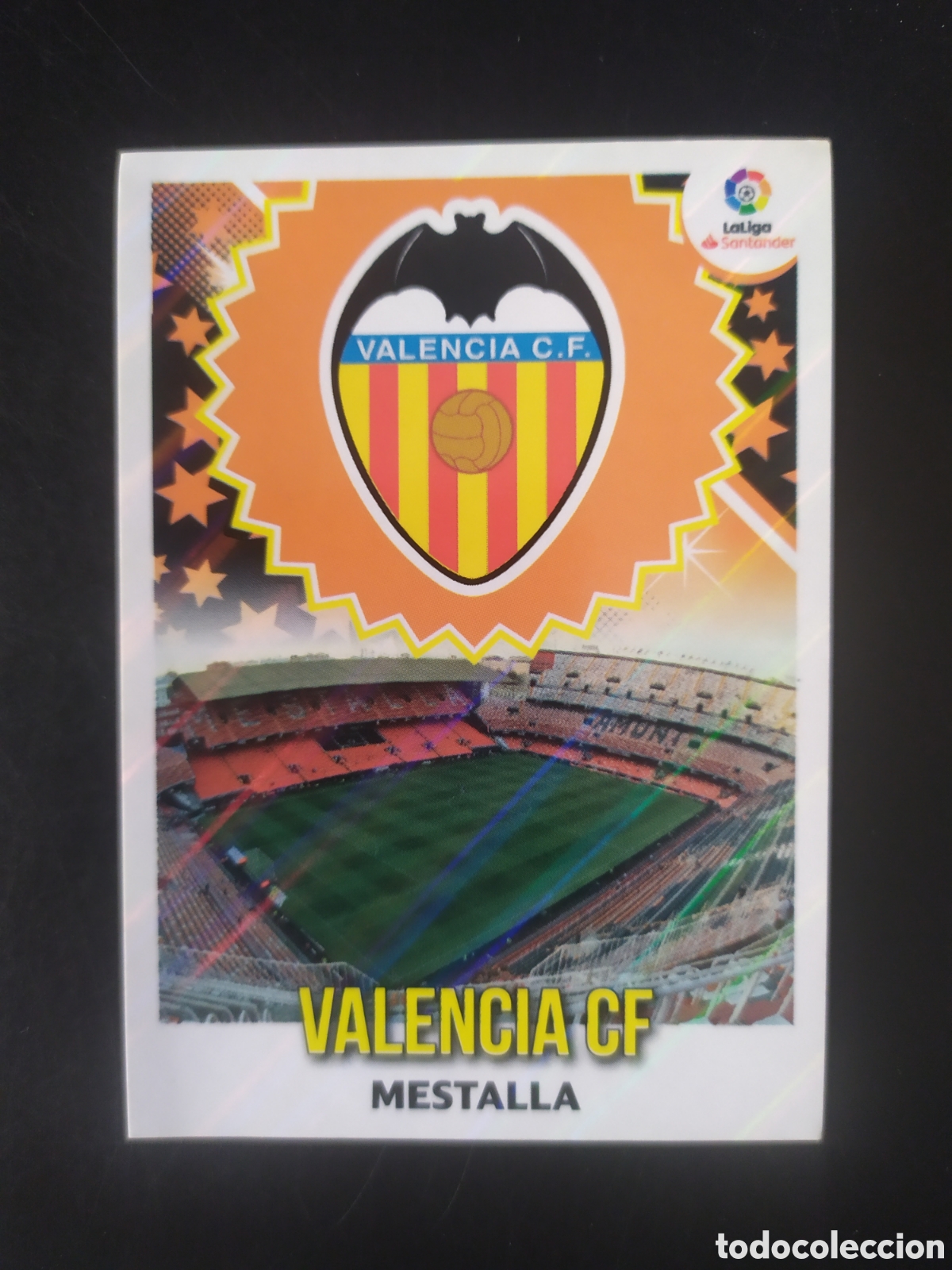 Figurine di Calcio: Liga este 2018 2019 18 19 panini escudo Mestalla n&deg; 35 Valencia