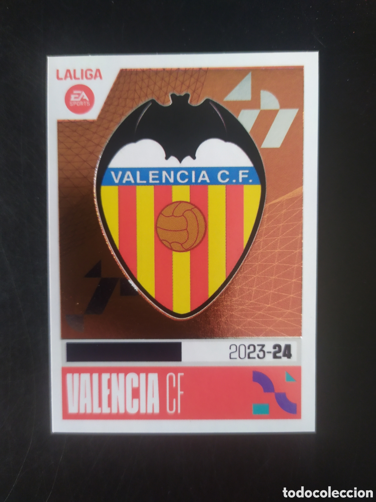Cromos de F&uacute;tbol: Liga este 2023 2024 23 24 panini escudo n&deg; 1 Valencia