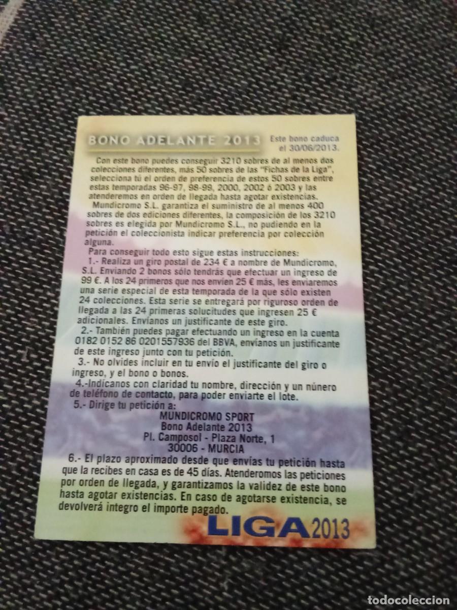 Football Stickers: Bono platinum 2013 - bono adelante 2013 las fichas d la liga 2013