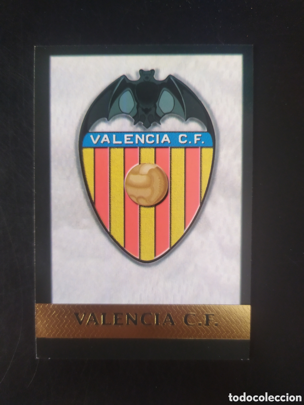 Cromos de F&uacute;tbol: Mundicromo fichas Liga 1999 2000 99 00 escudo n&deg; 55 Valencia