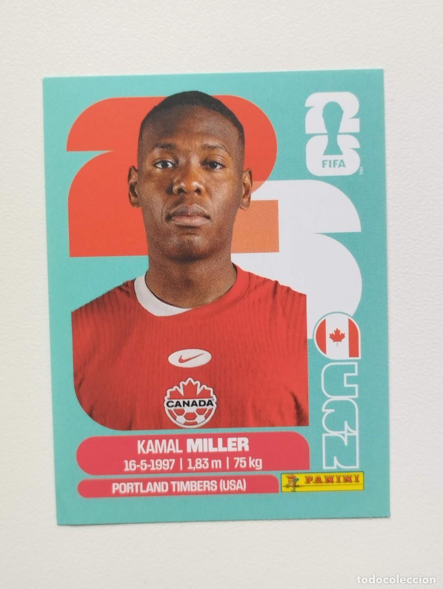 Cromos de F&uacute;tbol: CROMO STICKER WORLD CUP 2026 MUNDIAL 26 PANINI CANADA CAN9 CAN 9 KAMAL MILLER