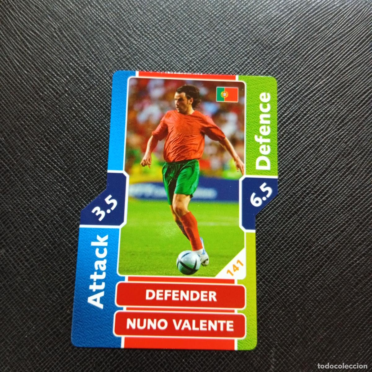 Cromos de F&uacute;tbol: 141 NUNO VALENTE PORTUGAL TOPPS MATCH ATTAX MUNDIAL 2006 ALEMANIA CROMO FUTBOL 06 - A55 PG424