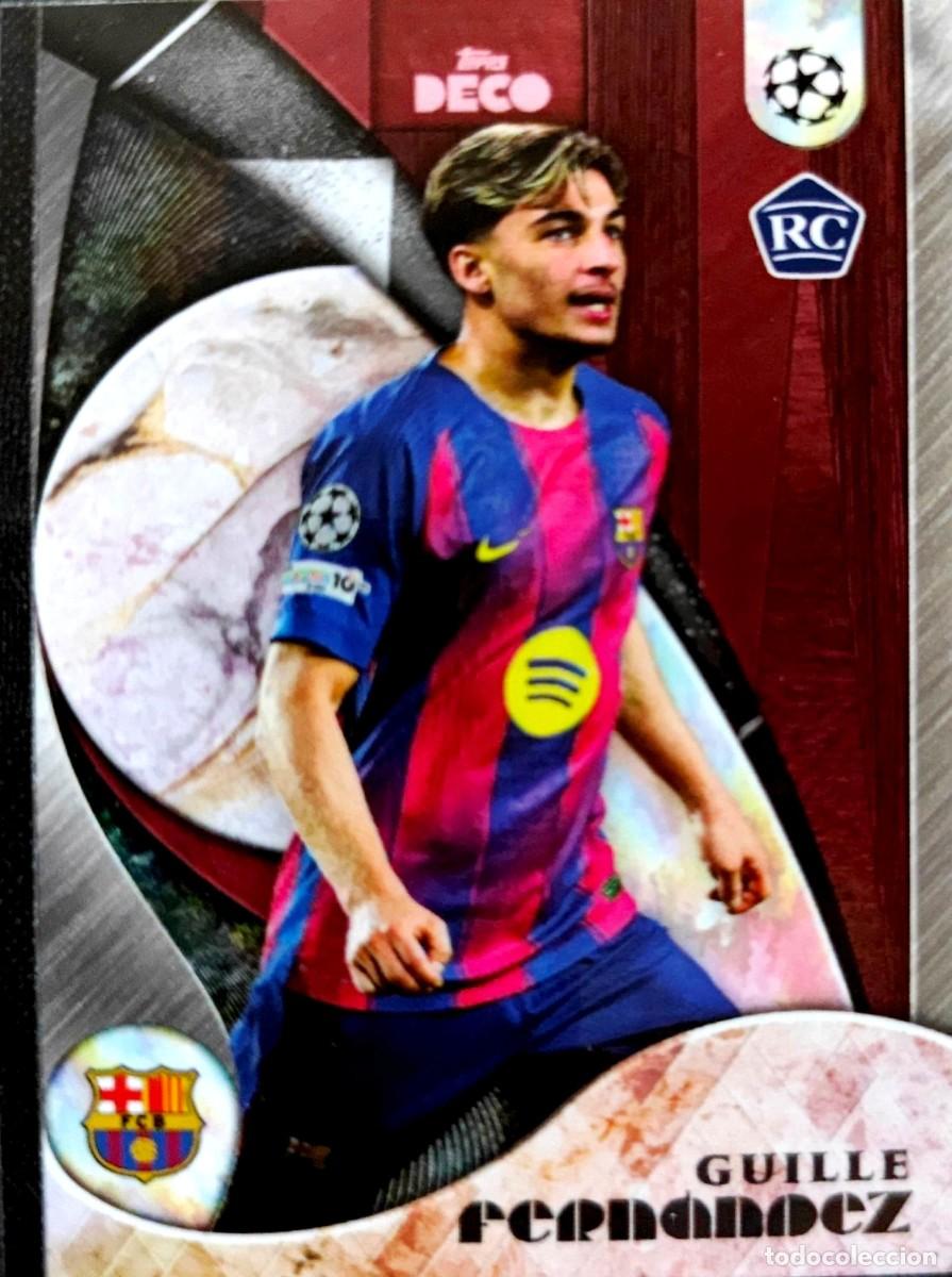 Cromos de F&uacute;tbol: Guille Fernandez - FC Barcelona - PRODIGY - ROOKIE CARD - Topps DECO UCC 2025 2026 25 26