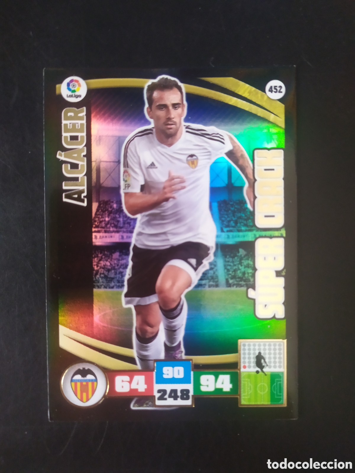 Cromos de F&uacute;tbol: Adrenalyn 2015 2016 15 16 panini Alc&aacute;cer super crack n&deg; 452 Valencia