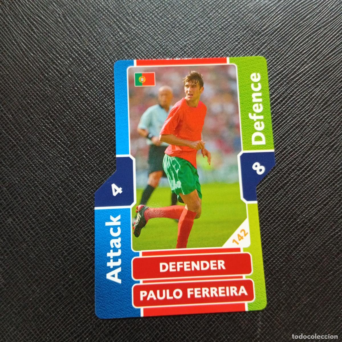 Fu&szlig;ball-Sticker: 142 PAULO FERRIRA PORTUGAL TOPPS MATCH ATTAX MUNDIAL 2006 ALEMANIA CROMO FUTBOL 06 - A55 PG460
