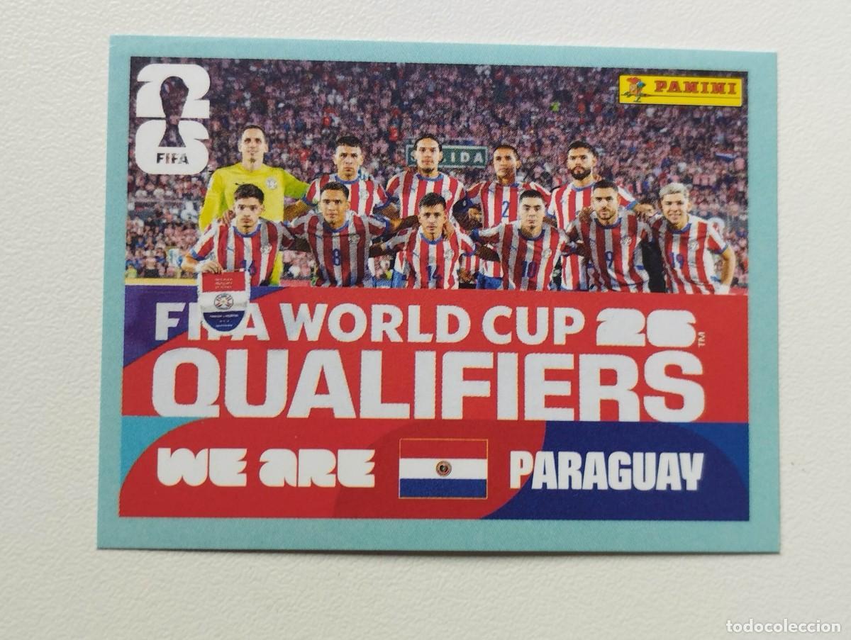 Football Stickers: CROMO STICKER WORLD CUP 2026 MUNDIAL 26 PANINI PARAGUAY PAR13 PAR 13 ALINEACION PLANTILLA