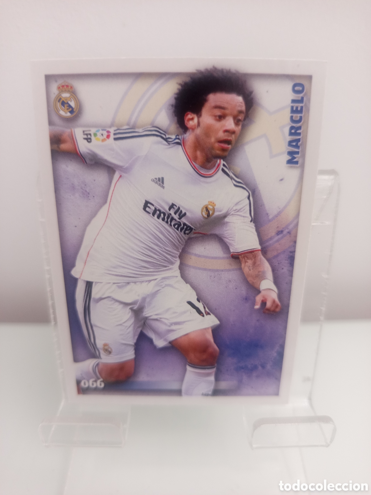 Fu&szlig;ball-Sticker: ❇️ CROMO ⚽ MARCELO REAL MADRID 66 066 FICHAS LIGA 2015 14 15 2014 2015 MUNDICROMO ❇️