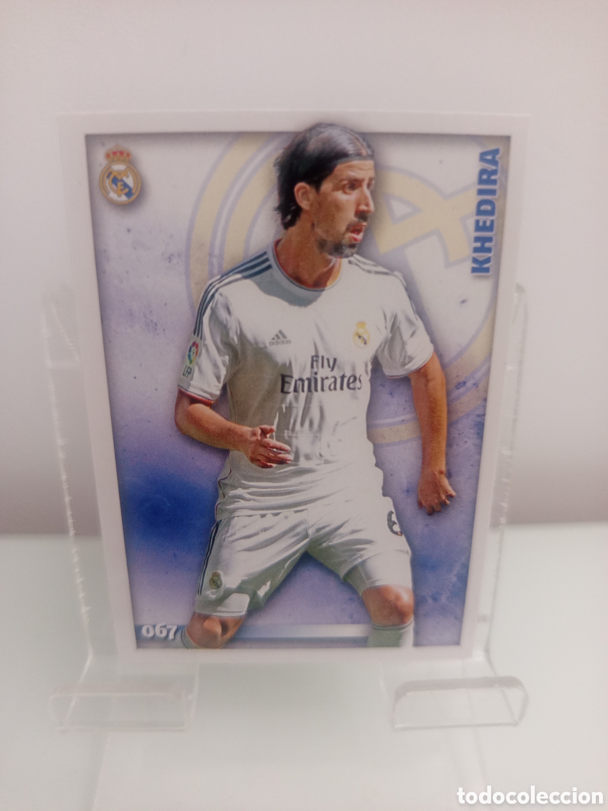 Fu&szlig;ball-Sticker: ❇️ CROMO ⚽ KHEDIRA REAL MADRID 67 067 FICHAS LIGA 2015 14 15 2014 2015 MUNDICROMO ❇️