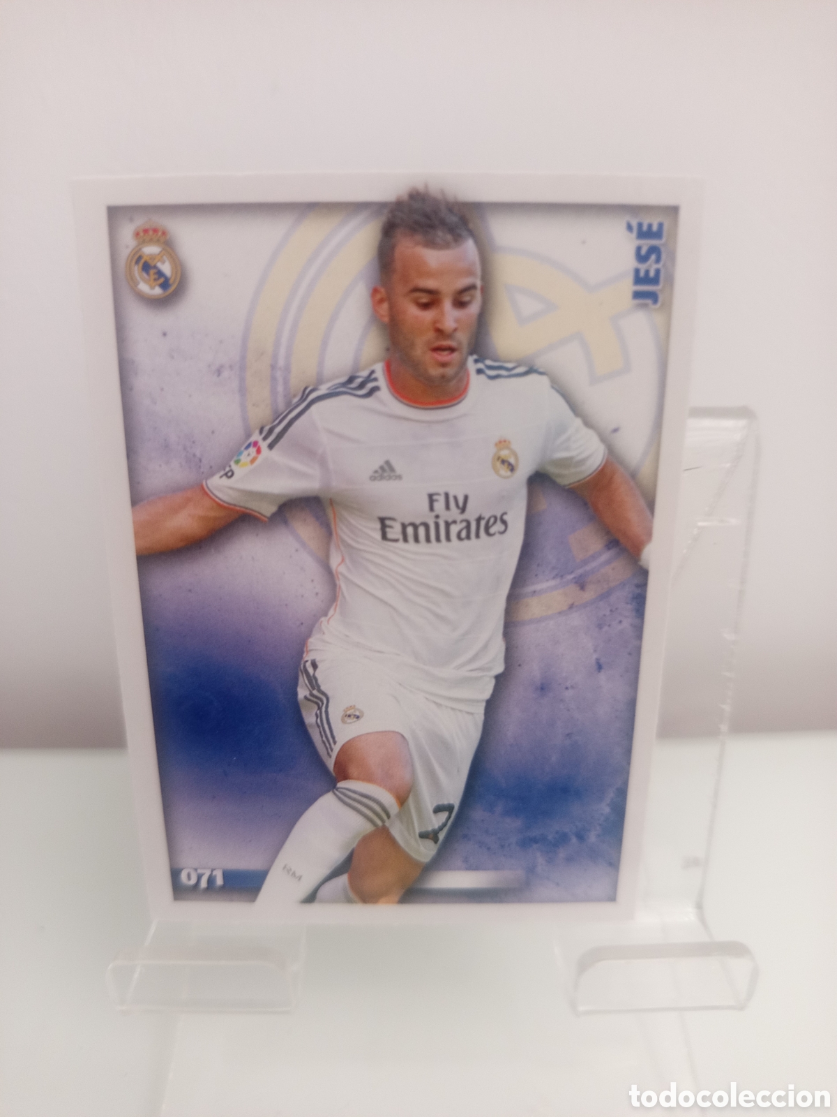 Fu&szlig;ball-Sticker: ❇️ CROMO ⚽ JES&Eacute; REAL MADRID 71 071 FICHAS LIGA 2015 14 15 2014 2015 MUNDICROMO ❇️