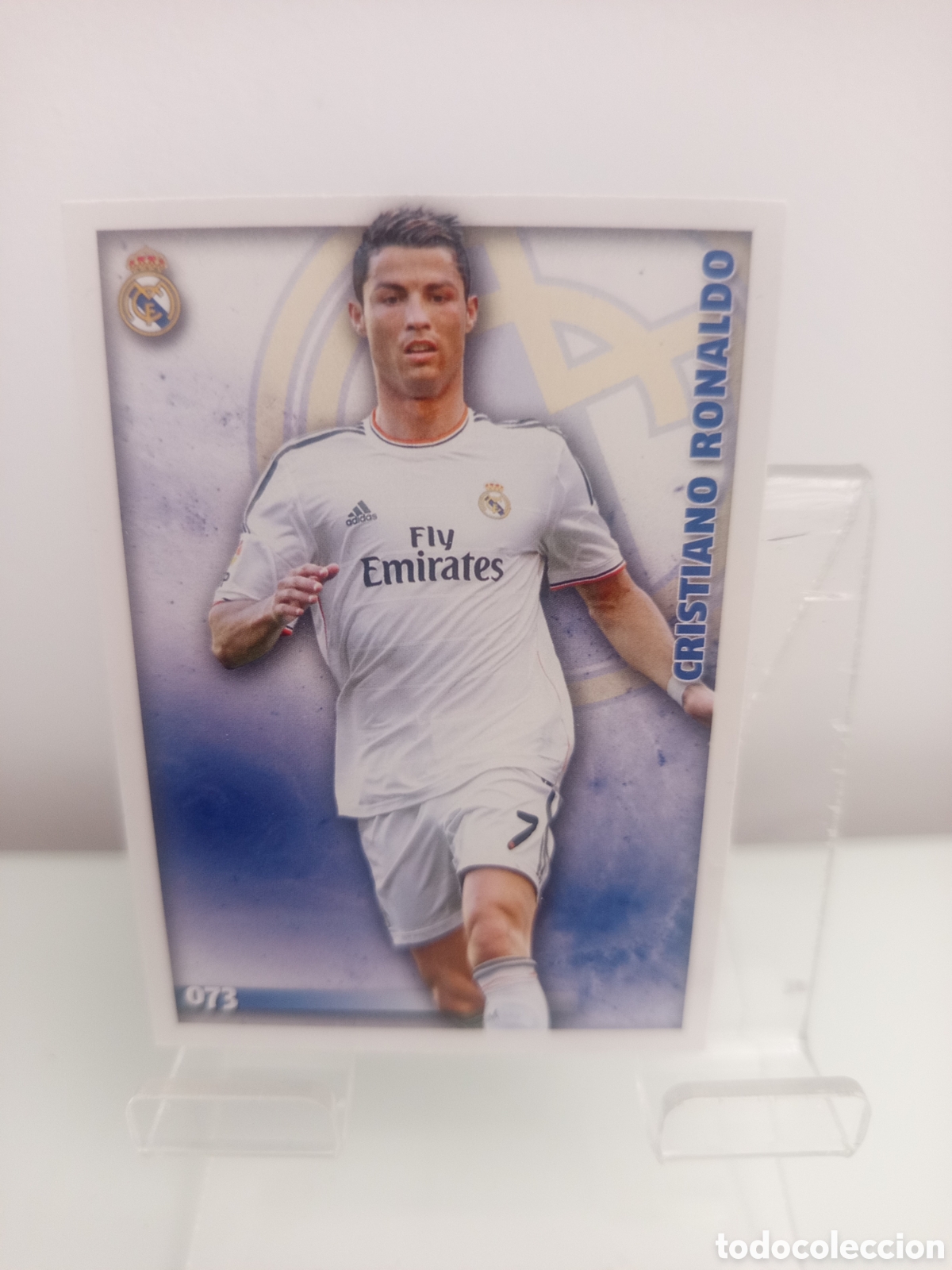 Fu&szlig;ball-Sticker: ❇️ CROMO ⚽ CRISTIANO RONALDO REAL MADRID 73 073 FICHAS LIGA 2015 14 15 2014 2015 MUNDICROMO ❇️