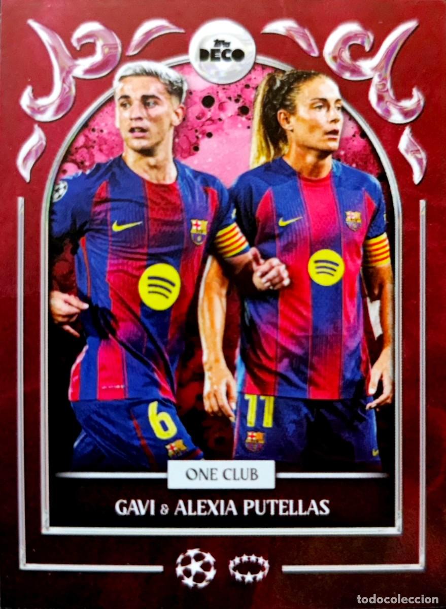 Football Stickers: Gavi - Alexia Putellas - FC Barcelona - ONE CLUB - Topps DECO UCC 2025 2026 25 26