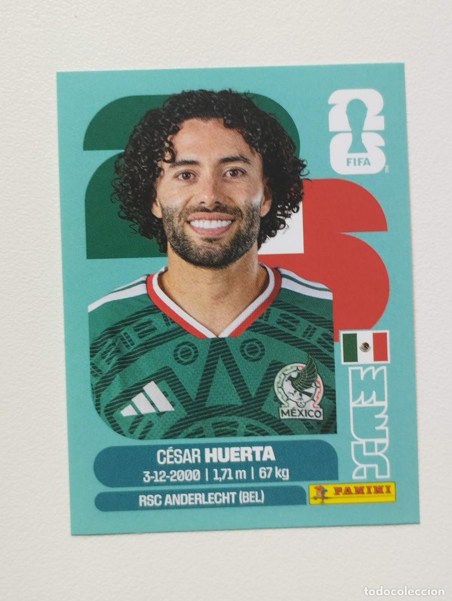 Football Stickers: CROMO STICKER WORLD CUP 2026 MUNDIAL 26 PANINI MEXICO MEX20 MEX 20 CESAR HUERTA