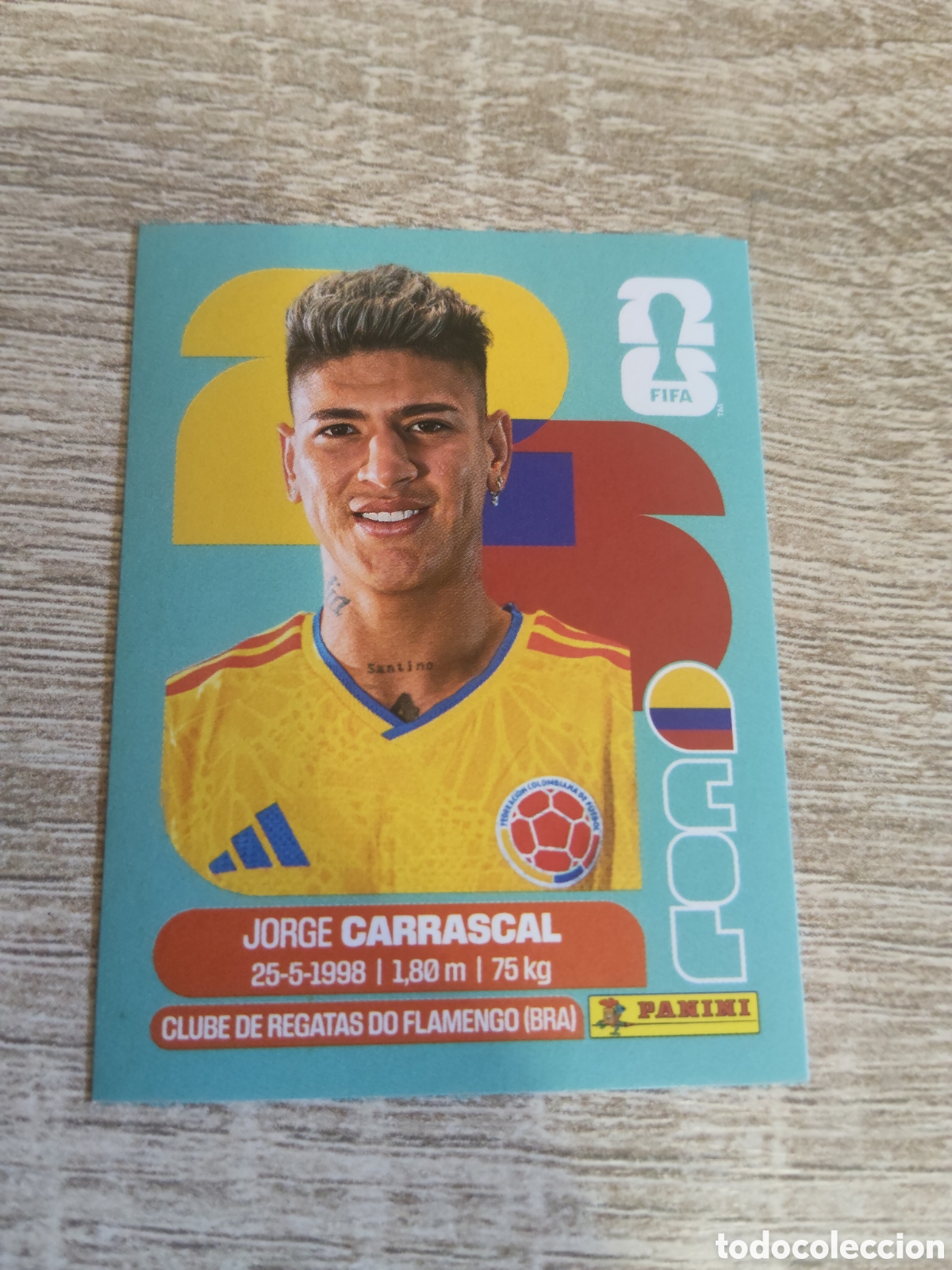 Football Stickers: Panini mundial 2026 COL 16 Jorge Carrascal Colombia