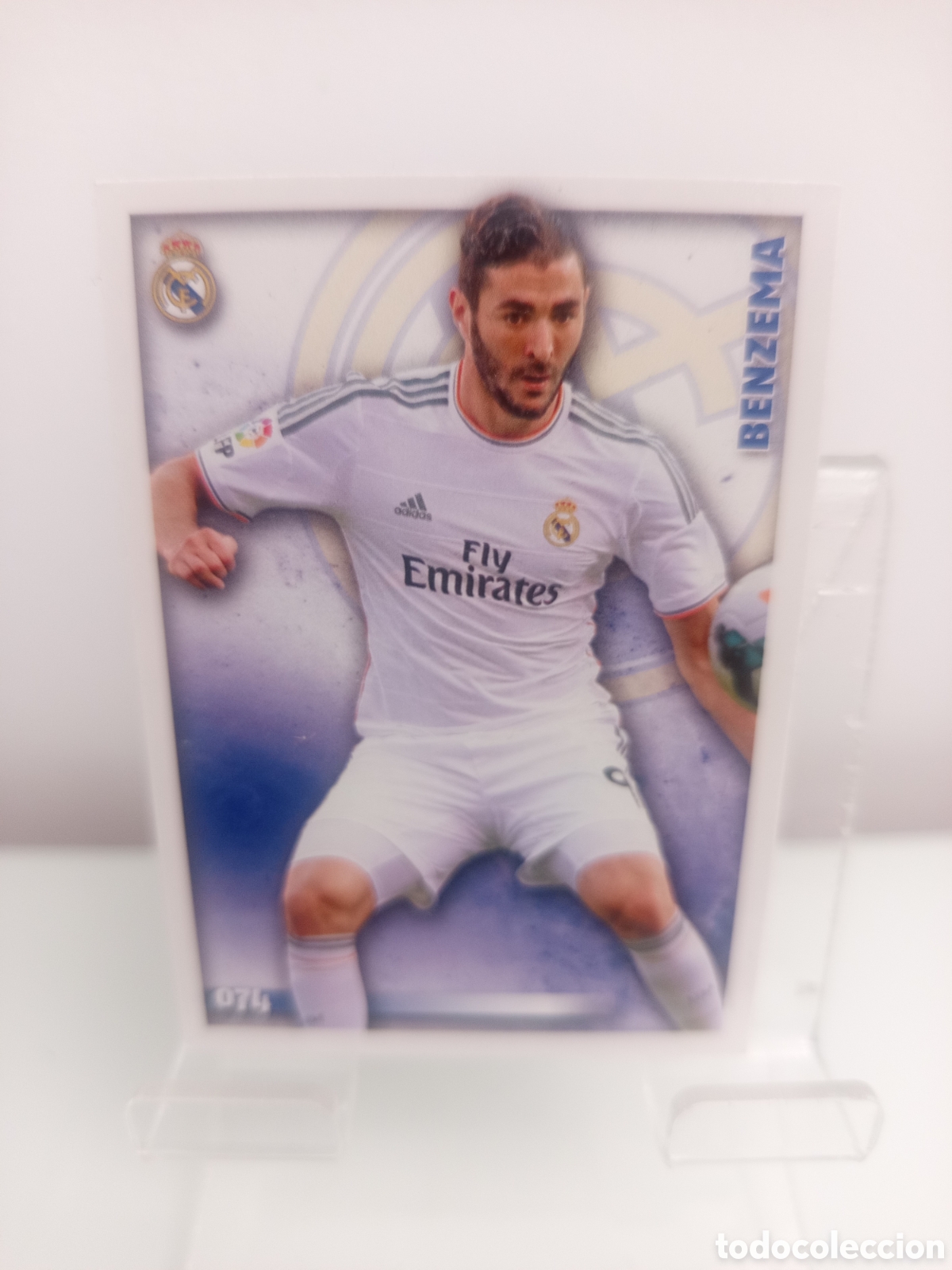 Cromos de F&uacute;tbol: ❇️ CROMO ⚽ BENZEMA REAL MADRID 74 074 FICHAS LIGA 2015 14 15 2014 2015 MUNDICROMO ❇️
