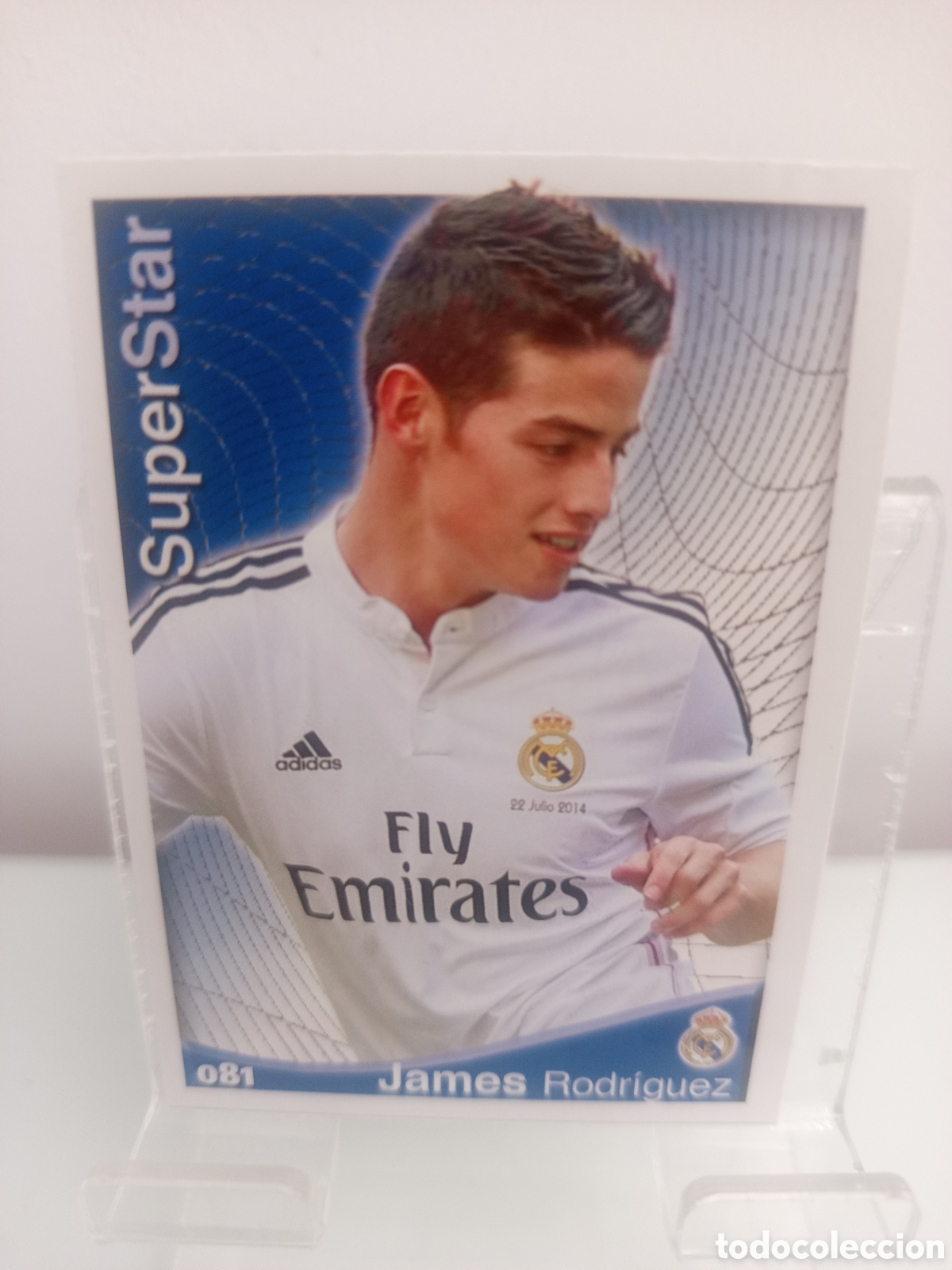 Figurine di Calcio: ❇️ CROMO ⚽ JAMES RODR&Iacute;GUEZ REAL MADRID 81 081 SUPERSTAR FICHAS LIGA 2015 14 15 2014 MUNDICROMO ❇️