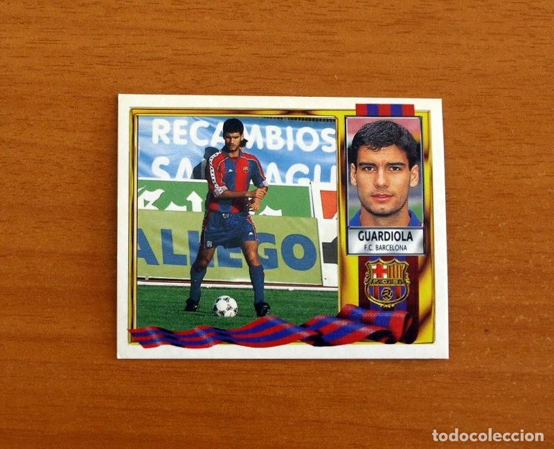 Figurine di Calcio: Barcelona - Guardiola - Ediciones Este Liga 1995-1996, 95-96 - Nunca Pegado