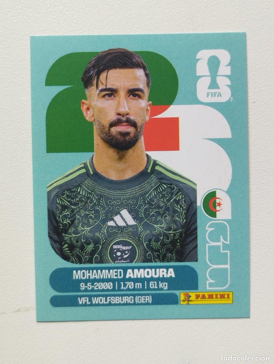 Figurine di Calcio: CROMO STICKER WORLD CUP 2026 MUNDIAL 26 PANINI ARGELIA ALGERIA ALG20 ALG 20 AMOURA