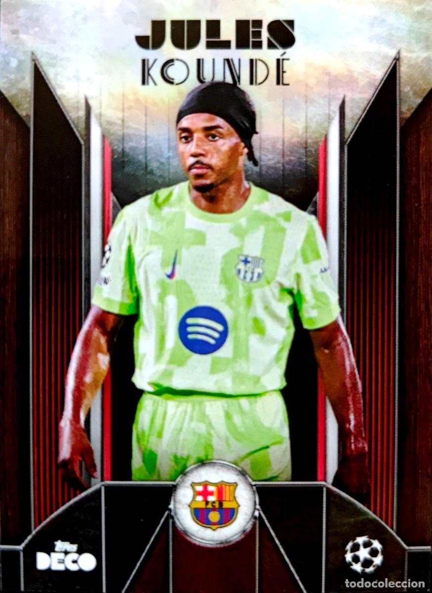 Fu&szlig;ball-Sticker: Jules Kounde - FC Barcelona - CURRENT STARS - Topps DECO UCC 2025 2026 25 26
