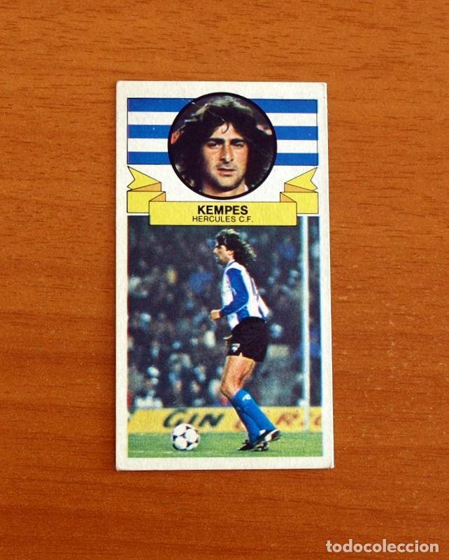 Fu&szlig;ball-Sticker: H&eacute;rcules - Kempes - Ediciones Este Liga 1985-1986, 85-86