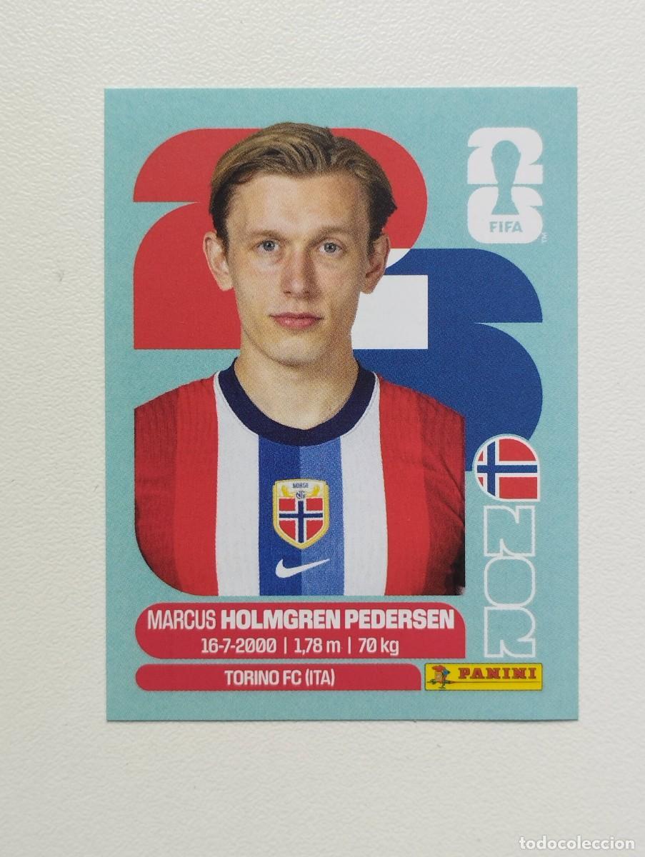 Cromos de F&uacute;tbol: CROMO STICKER WORLD CUP 2026 MUNDIAL 26 PANINI NORUEGA NOR6 NOR 6 HOLMGREN PEDERSEN