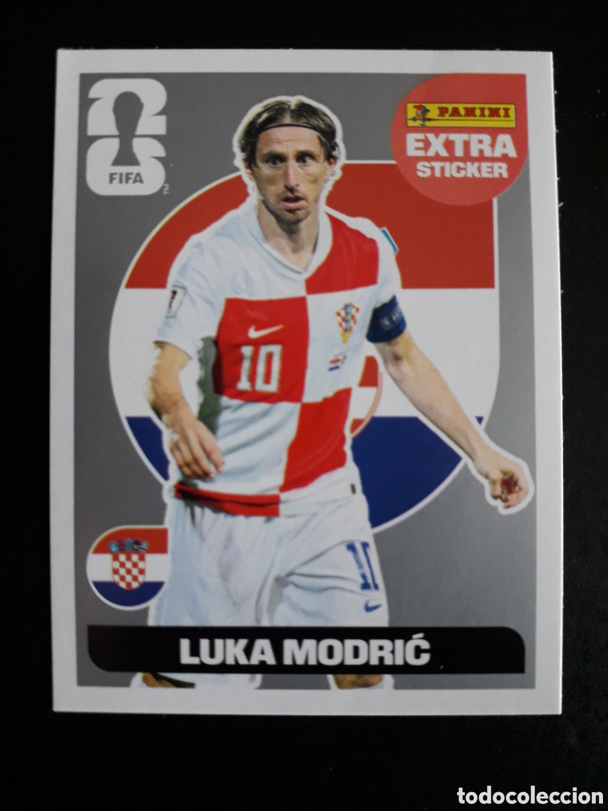 Cromos de F&uacute;tbol: LUKA MODRIC CROACIA EXTRA STICKER PLATA MUNDIAL F&Uacute;TBOL 2026 FIFA WORLD CUP PANINI SIN PEGAR