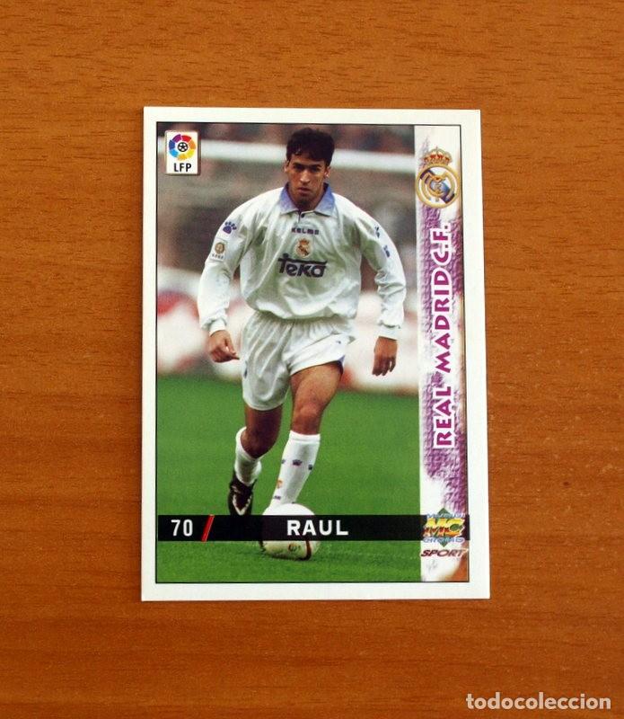 Cromos de F&uacute;tbol: Real Madrid -N&ordm; 70 Ra&uacute;l -Mundicromo Las Fichas de la Liga 1998-1999-98-99
