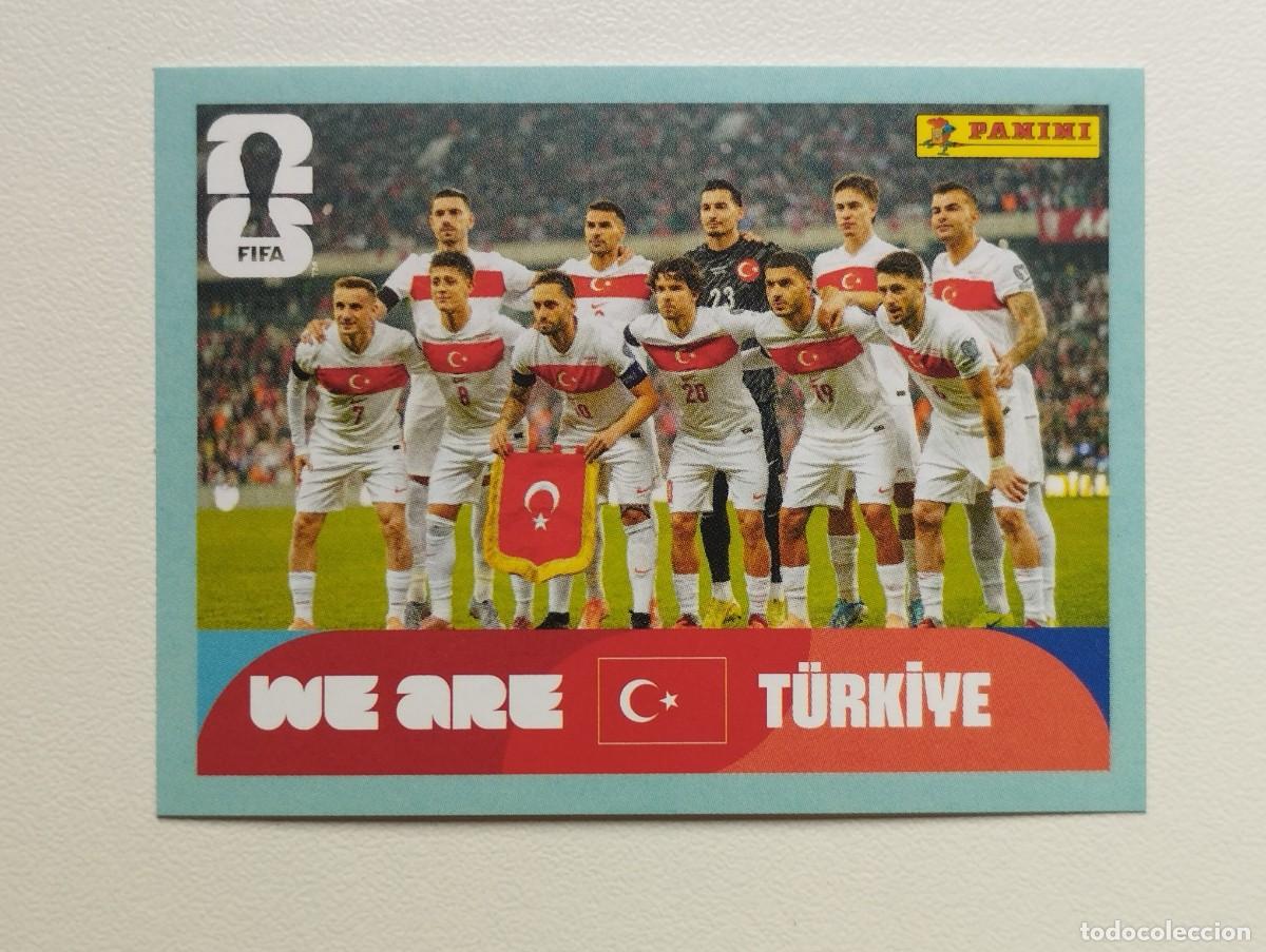 Cromos de F&uacute;tbol: CROMO STICKER WORLD CUP 2026 MUNDIAL 26 PANINI TURQUIA TUR13 TUR 13 PLANTILLA ALINEACION