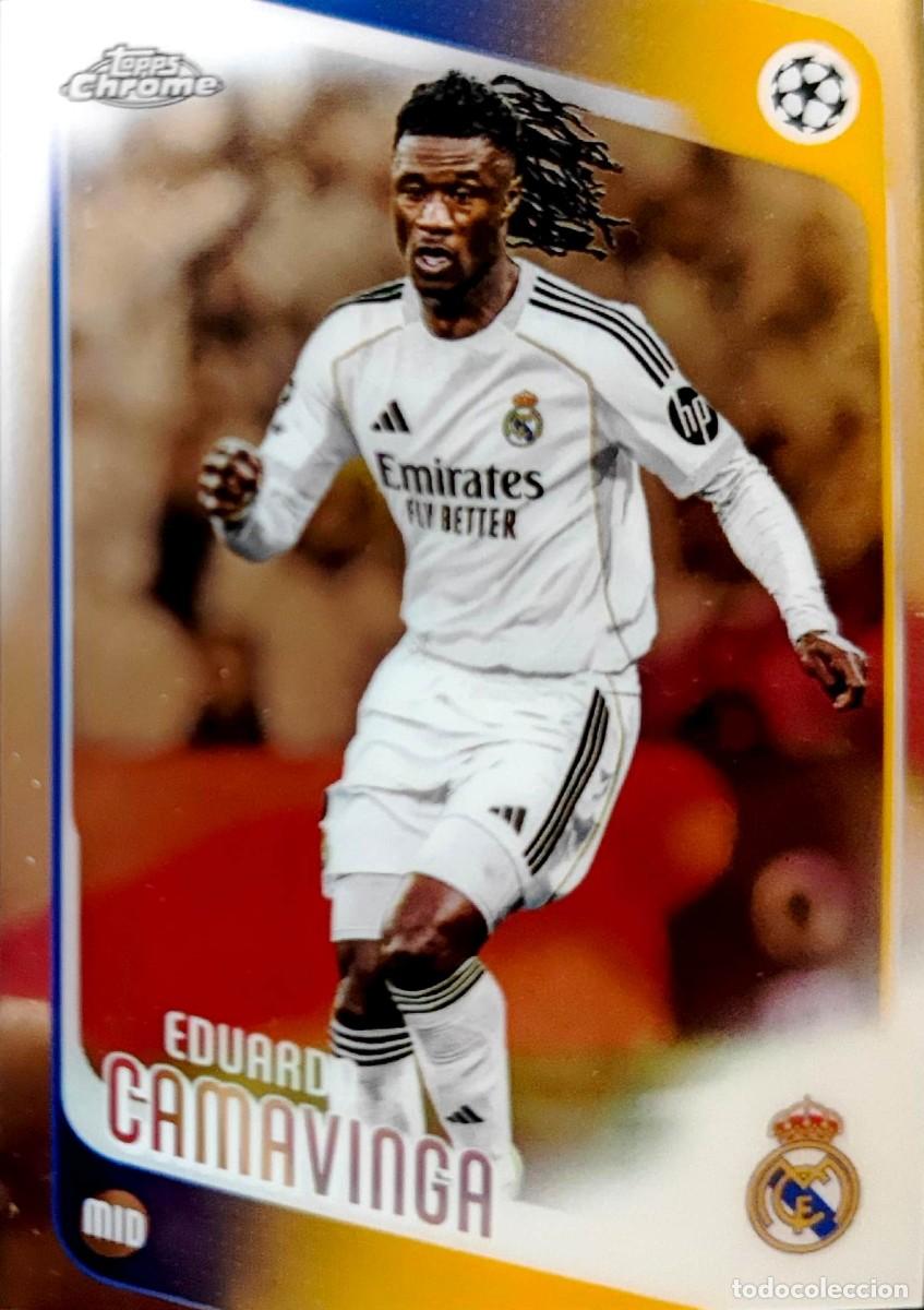 Cromos de F&uacute;tbol: 31 Eduardo Camavinga - Real Madrid - Topps Chrome UCC Flagship 2025 2026 25 26