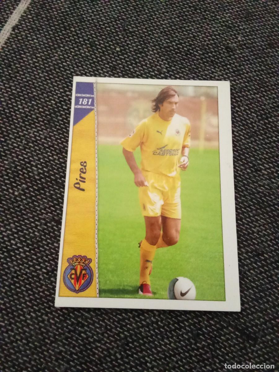 Cromos de F&uacute;tbol: 181 pires Villarreal las fichas de la liga 2007