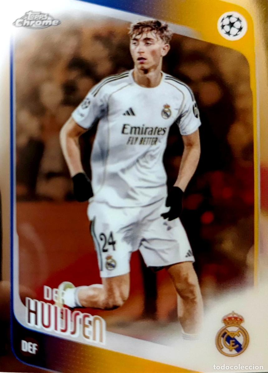 Cromos de F&uacute;tbol: 39 Dean Huijsen - Real Madrid - Topps Chrome UCC Flagship 2025 2026 25 26