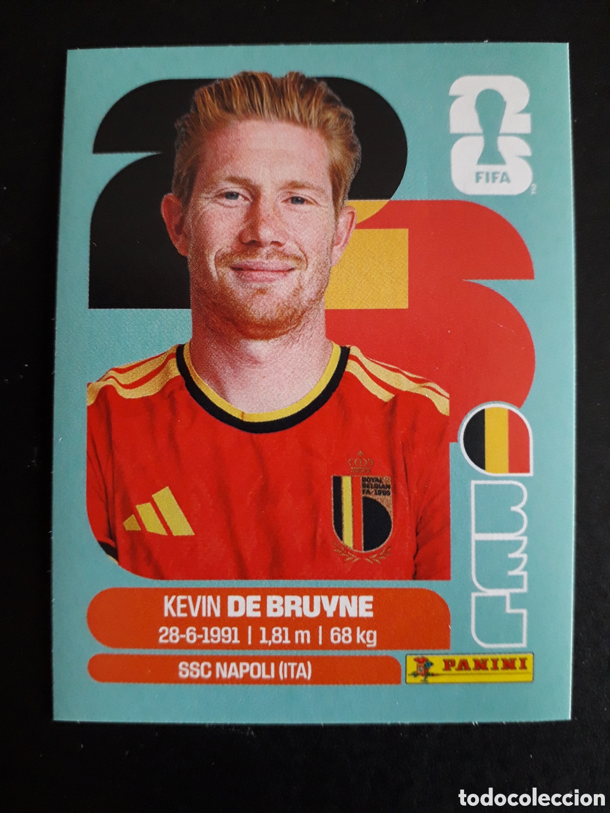 Cromos de F&uacute;tbol: DE BRUYNE B&Eacute;LGICA BEL 15 MUNDIAL F&Uacute;TBOL 2026 FIFA WORLD CUP PANINI SIN PEGAR PEDIDO M&Iacute;NIMO 3&euro;