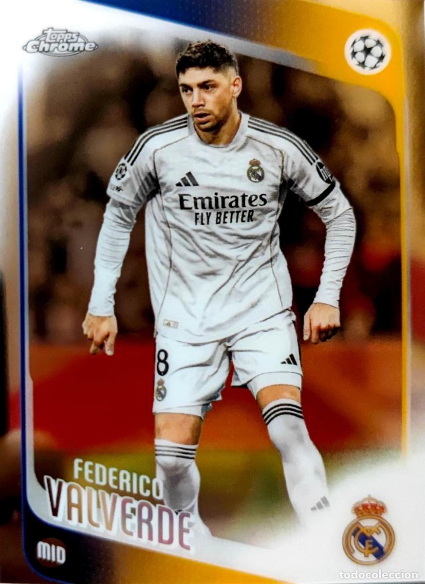 Cromos de F&uacute;tbol: 65 Federico Valverde - Real Madrid - Topps Chrome UCC Flagship 2025 2026 25 26