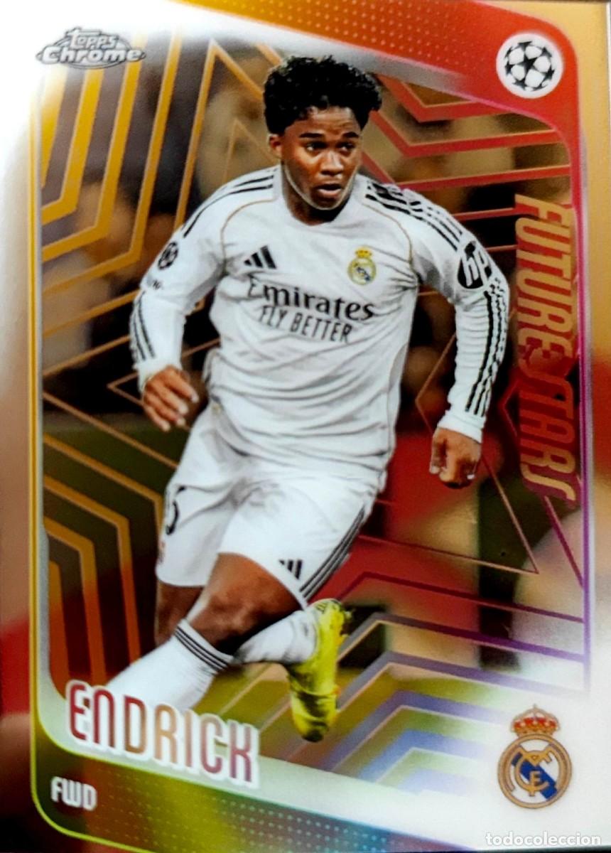 Cromos de F&uacute;tbol: 86 Endrick - Real Madrid - FUTURE STARS - Topps Chrome UCC Flagship 2025 2026 25 26