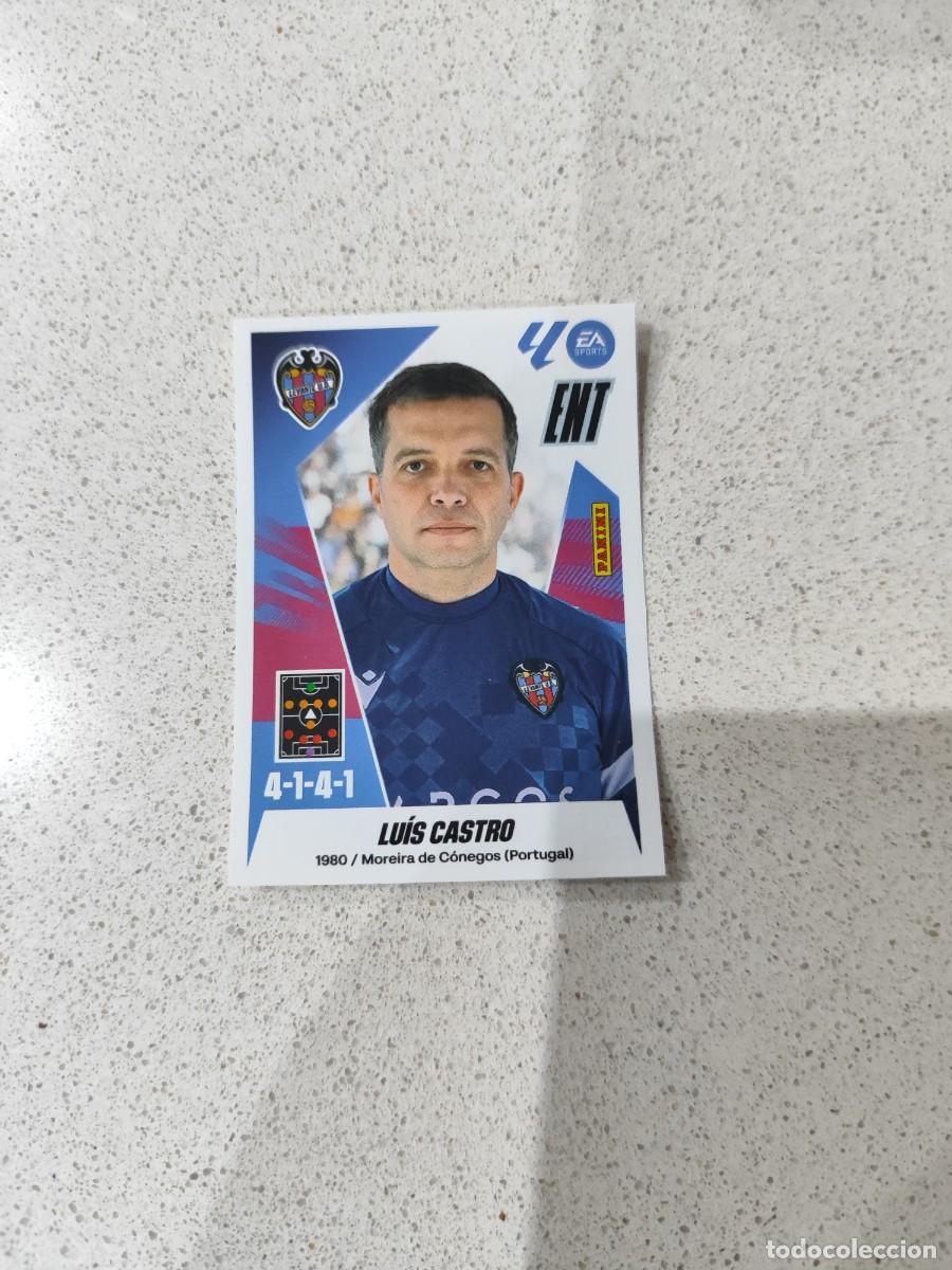 Cromos de F&uacute;tbol: CROMO N&Uacute;MERO 39 LU&Iacute;S CASTRO LEVANTE. MERCADO DE INVIERNO LIGA ESTE 25/26.