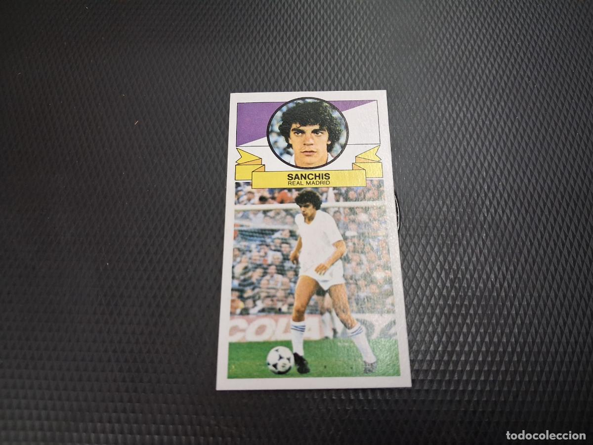 Cromos de F&uacute;tbol: CROMO ALBUM ESTE LIGA REAL MADRID SANCHIS VERSION SIN PUBLICIDAD 1985 1986 85 86