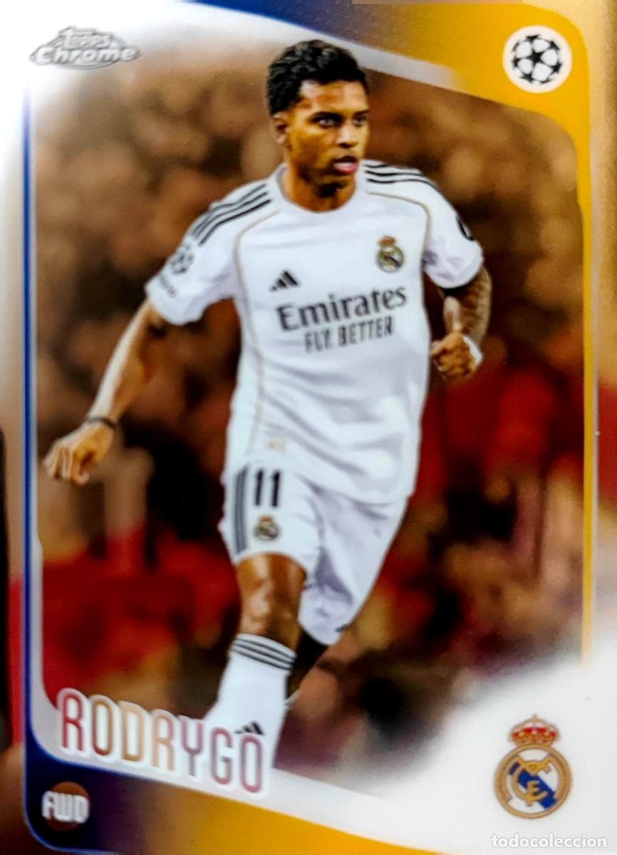 Cromos de F&uacute;tbol: 102 Rodrygo - Real Madrid - Topps Chrome UCC Flagship 2025 2026 25 26