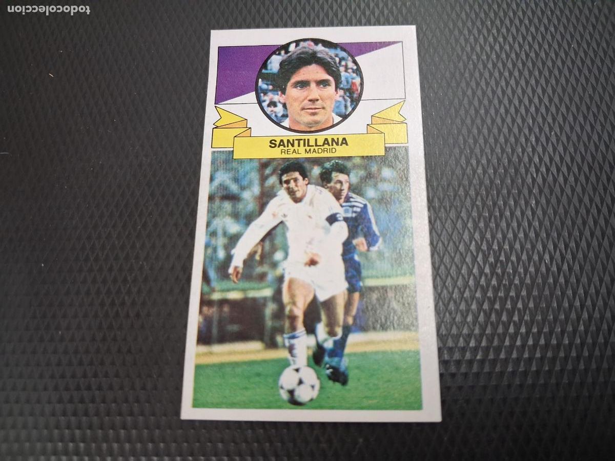 Fu&szlig;ball-Sticker: CROMO ALBUM ESTE LIGA REAL MADRID SANTILLANA VERSION SIN PUBLICIDAD 1985 1986 85 86